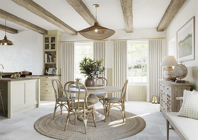 Adelaide, Bloom Spray Stowe - Made to Measure Curtains - Image 7